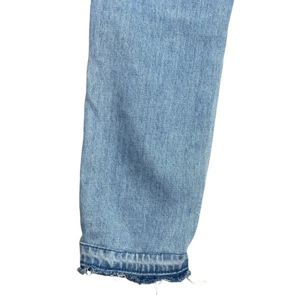 AMO Babe High Rise Straight Leg Crop Jeans Sweet Cheeks Size 27 - Picture 8 of 10